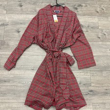Club Room Flannel Plaid Belted
