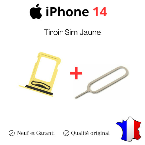 Tiroir double sim jaune - tiroir,