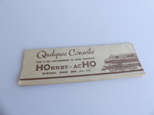 634 hornby notice locomotive - 634,
