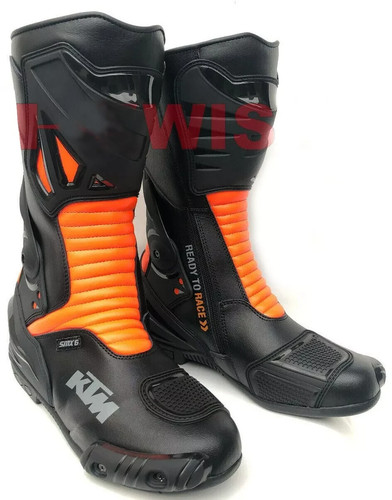 Bottes moto ducati cuir - moto,