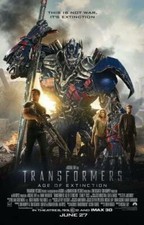 TRANSFORMERS: AGE OF EXTINCTION MOVIE POSTER 27x40, ORIGINAL, 2-SIDED