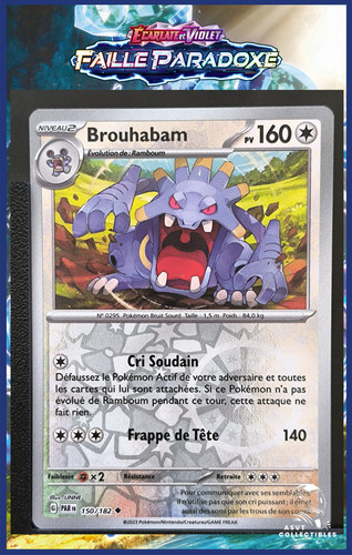Carte pokémon brouhabam - pokémon,