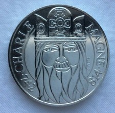 Monnaie 100f charlemagne - ,