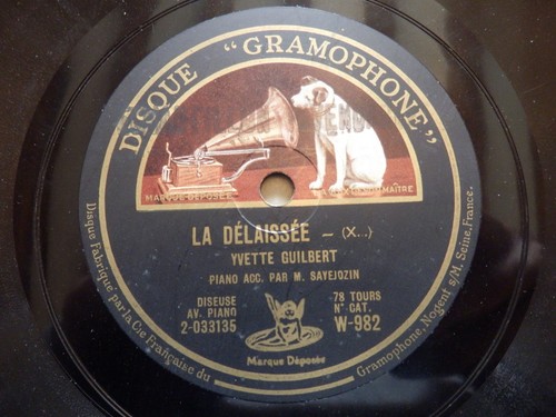 Disque gramophone 982 - gramophone, w-982