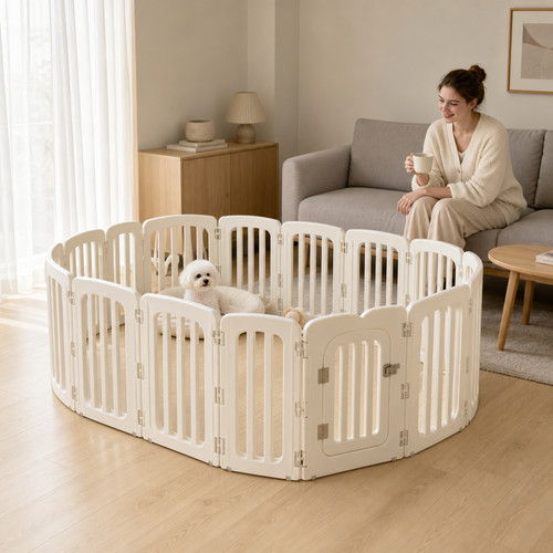 Parc pour chien chiot - chien, et