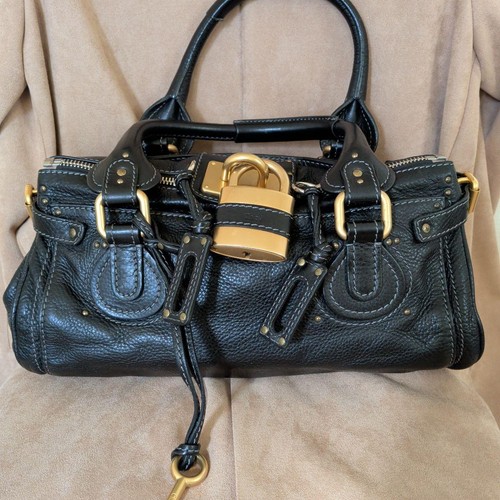 Sac cuir noir - sac, chloe