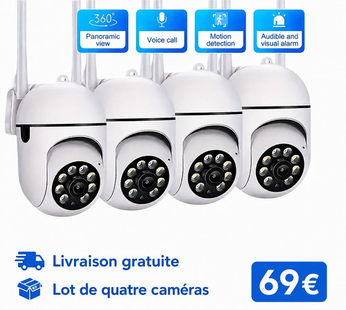Lot caméras de - 4,