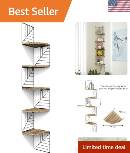Sturdy tier rustic floating - sturdy,