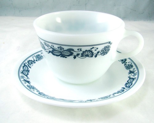 Corning corelle old ville bleu - ville,