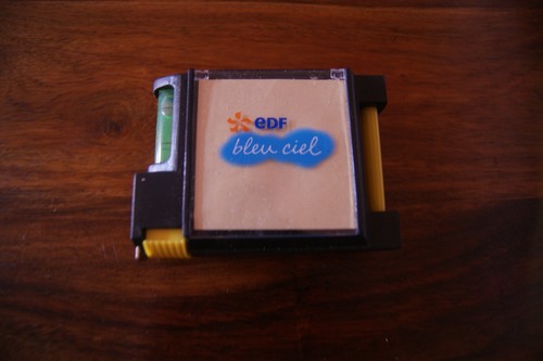 Double metre edf bleu - bleu, ciel