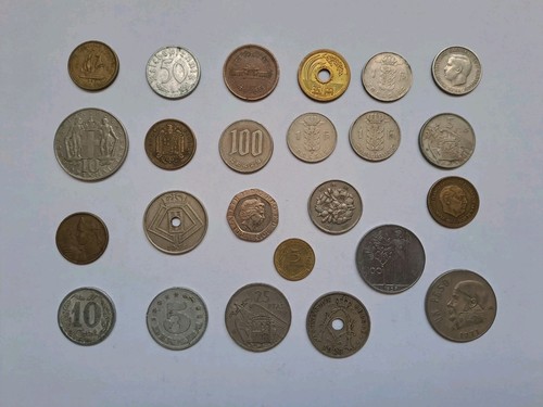 Lot pièces étrangères - pièces,