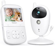 Babyphone Sans Fil 1080P Vidéo Et Audio Avec Écran LCD 2,4” Et Batterie YOTON