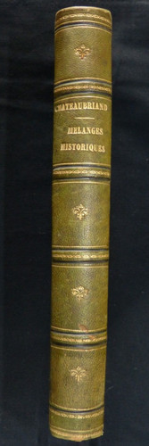 Chateaubriand melanges - chateaubriand,