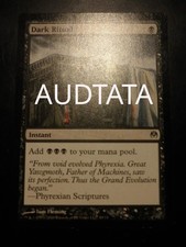 mtg magic Dark Ritual duel decks phyrexia vs the coalition ENGLISH messe noire