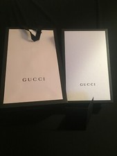 GUCCI boîte souliers homme état neuf +sac shopping + carte