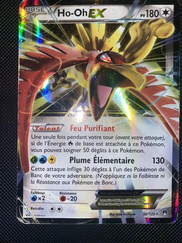 Carte pokémon 92 122 - carte, ho-oh