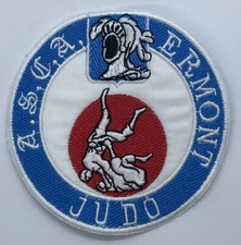 ÉCUSSON/PATCH - JUDO CLUB - ASCA - ERMONT JUDO - diam 8,8cm. !!  (E2)