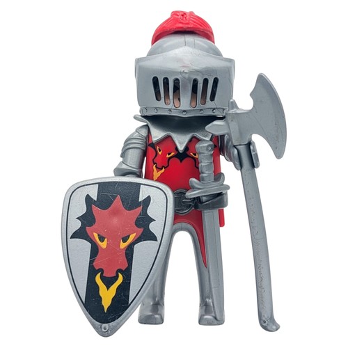 Playmobil chevalier argenté