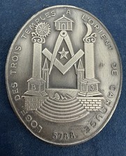 Médaille maçonnique bronze