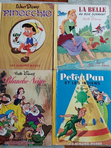 Lot albums roses - 4, disney