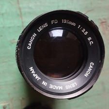 Objectif vintage Canon 135mm F/3.5 FD 