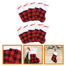 Stock de carreaux de noël, 10 pièces, décoration suspendue pour cheminée,