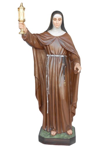 Statue santa claire 165 in - claire,