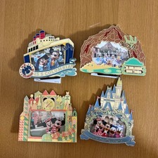 Ensemble de 4 cadres photo port thème Tokyo Disney Resort Cinderella Castle...