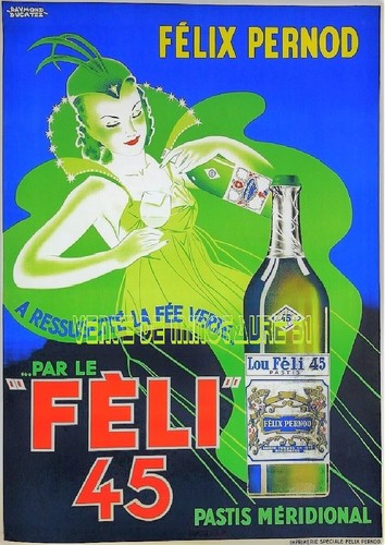 Pub alcool félix pernod - félix,