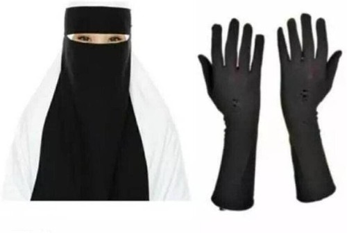 Khimar simple couche - et, gants