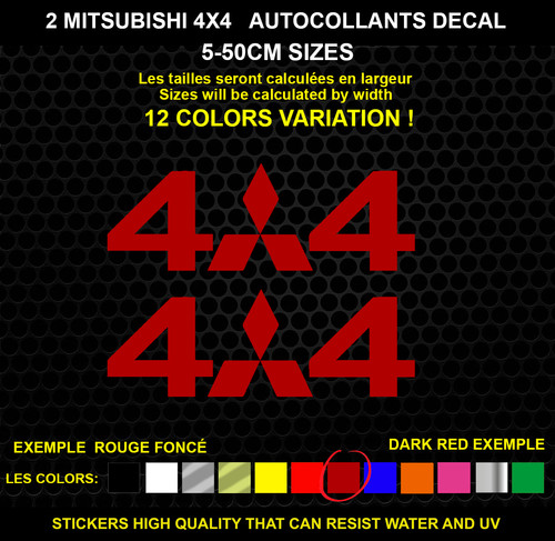 4x4 autocollant véritable - 4x4,