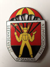 INSIGNE MILITAIRE FRANCE 13 RDP PARACHUTISTE  RFA 2 ESC  PARACHUTE  TAP