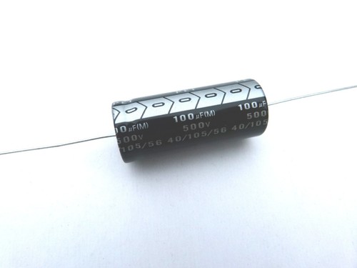 100uf 500v 105c axial - 105c,