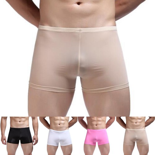 Boxer homme respirant soie