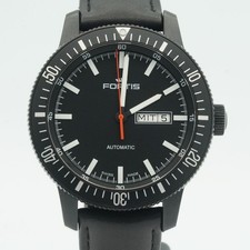 FORTIS B-42 Automatique Montre Hommes 40MM Acier Vintage Haut 647.18.158 Noir