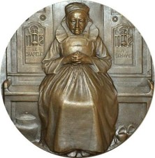 R1968 Rare Médaille Bretonne Le Chapelet André Pierre Schwab SUP -> Make Offer