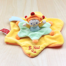 Doudou plat le petit roi jaune