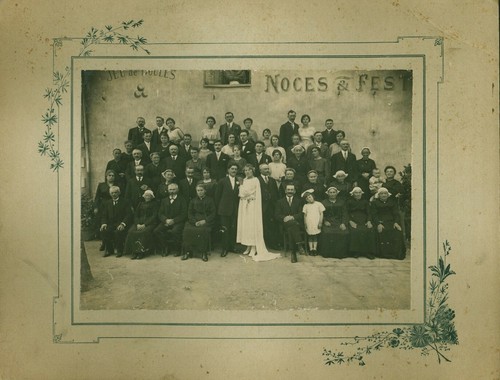 Photo ancienne mariage - , année