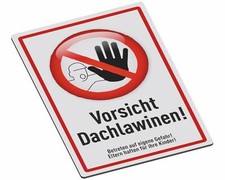 Panneaux de signalisation – Attention toiture – Panneau en aluminium Dibond d...