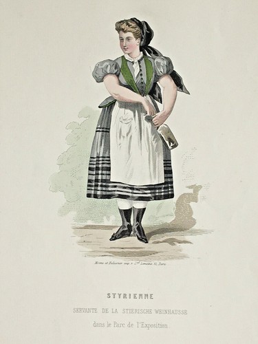 Costume servante styrienne - servante,