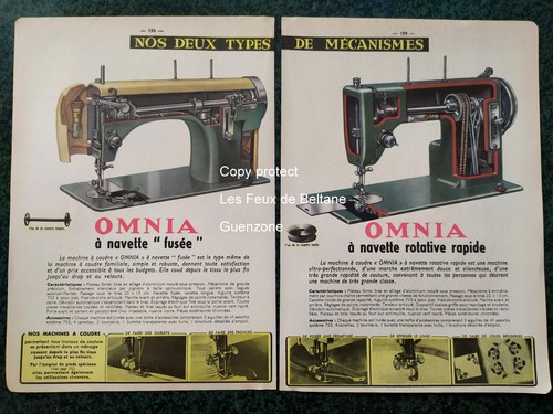 Machine coudre omnia navette - a,