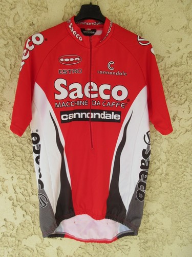 Maillot cycliste saeco - cycliste,