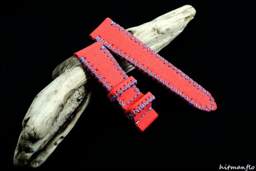 Bracelet canvas rouge 62 - canvas, us
