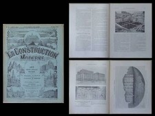 LA CONSTRUCTION MODERNE n°25 1913 CALAIS, PARIS, HBM AVENUE ZOLA, PAYRET-DORTAIL