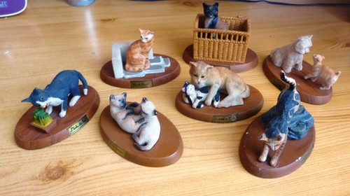 Figurines chats en - figurines, de