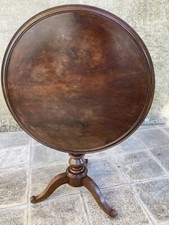 Guéridon Tripode Acajou Plateau Basculant XIX°