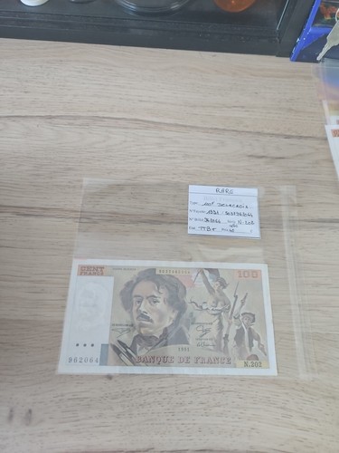 100 francs delacroix billet - francs-,