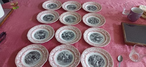 Assiettes desserts parlantes