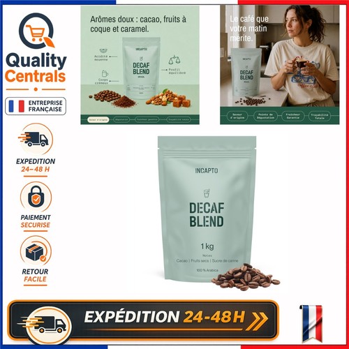Café grains décaféiné - en,