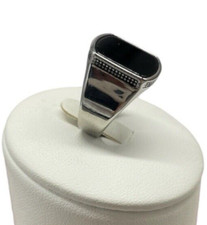 Bague homme pierre noire - bague,